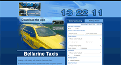 Desktop Screenshot of bellarinepeninsulataxis.com.au